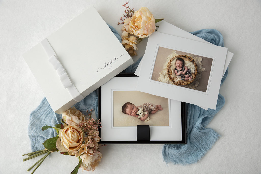 Keepsake Folio Box with matt prints