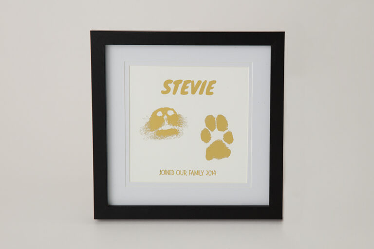 Foil prints dog prints