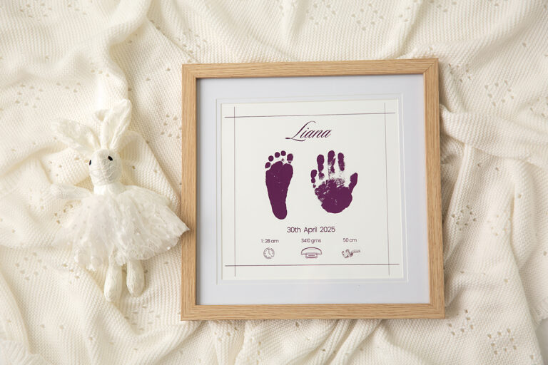 Foiled hand & foot prints